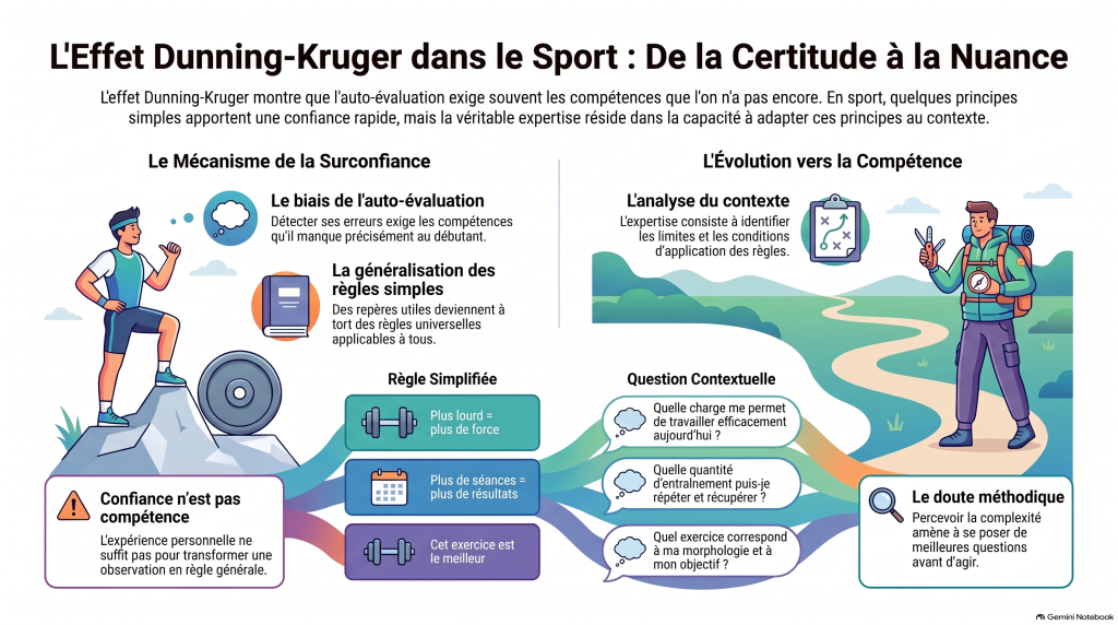 dunning kruger dans le sport